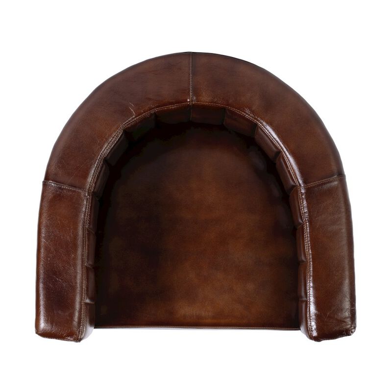 Butler Specialty Rockford 19 in. Seat Height Leather Accent Chair, Black, Brown image number 6