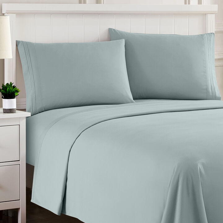 Ultra Soft 1800 Series Double Brushed Microfiber Sheet Set