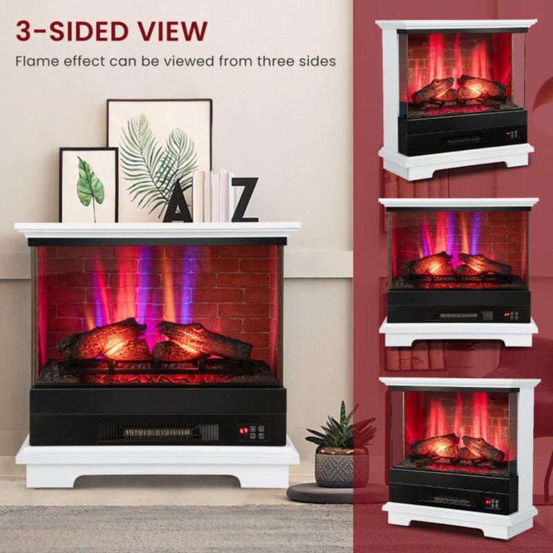 Hivvago Freestanding Fireplace with Remote Control