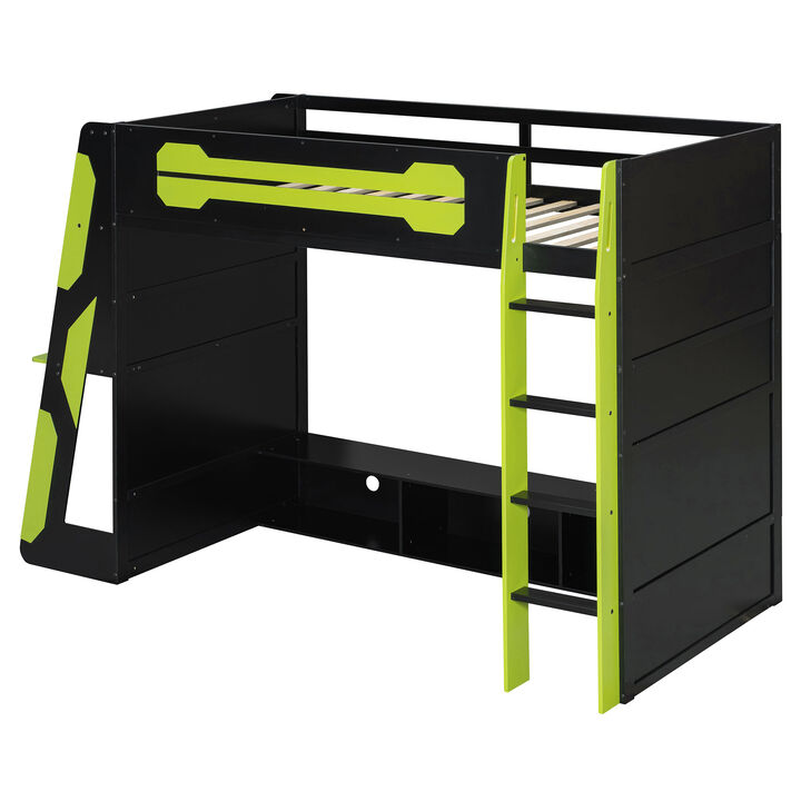 Merax All-in-One Esports Gaming & Work Twin Loft Bed