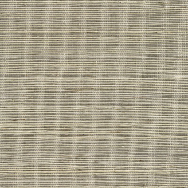 Quing Taupe Sisal Grasscloth Wallpaper image number 0