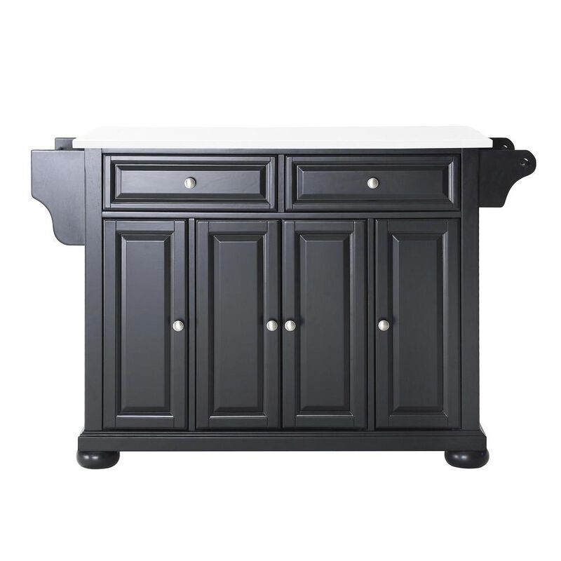 Crosley Furniture Alexandria Stone Top Full Size Kitchen Island/Cart