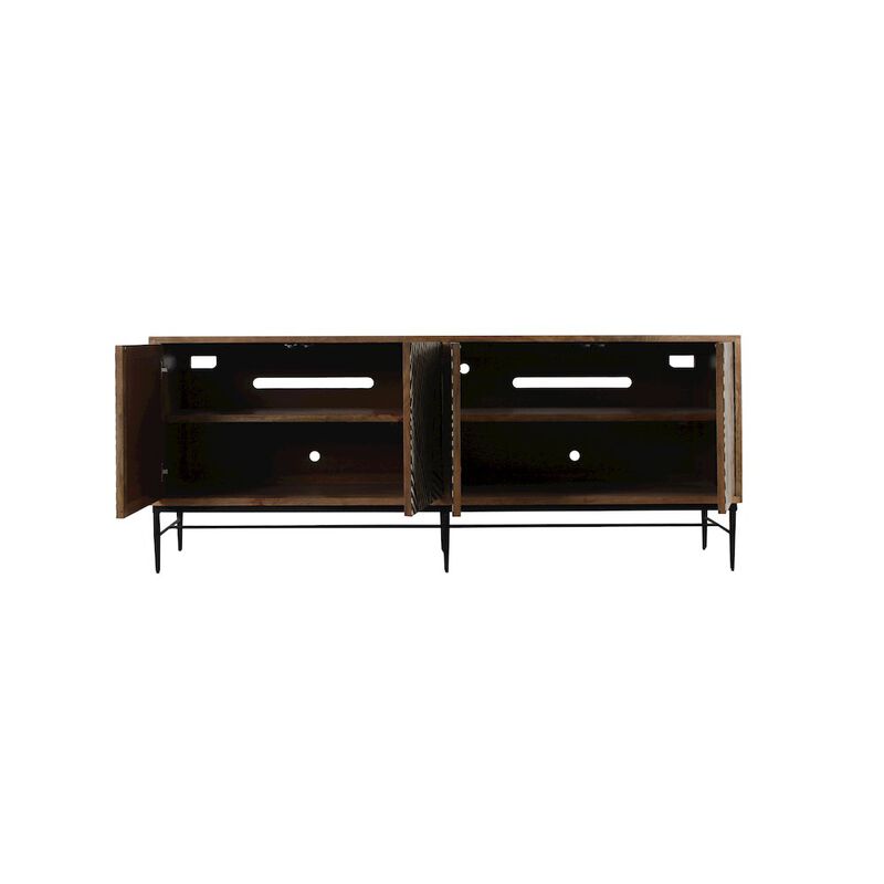 Fargo 80" Sideboard with Bone and Wood Inlay image number 4