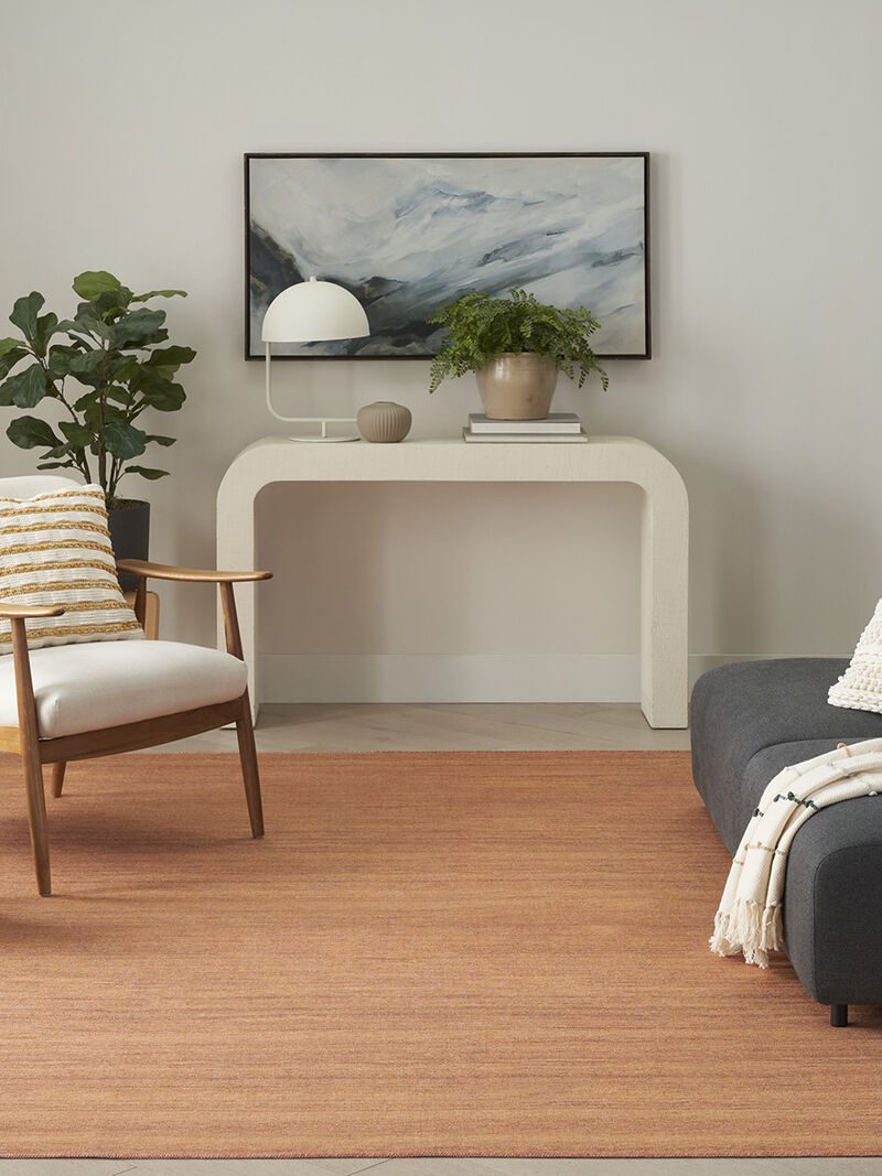 Washable Essentials WAE01 Copper 6' x 9' Rug