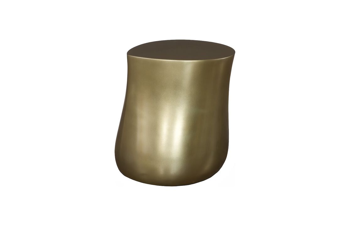 Mellow Polished Brass Side Table