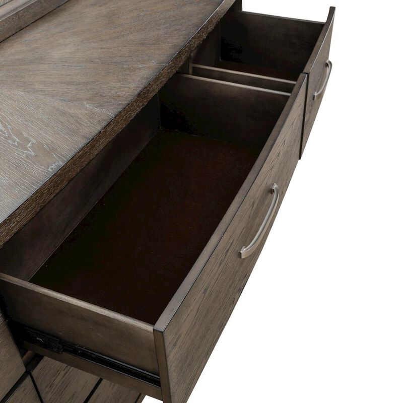 Liberty Furniture Cascade Falls Bedroom 9 Drawer Dresser  - Satin Espresso image number 9