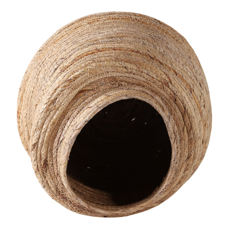 13x12" Curvy Banana Leaf Vase, Natural image number 5