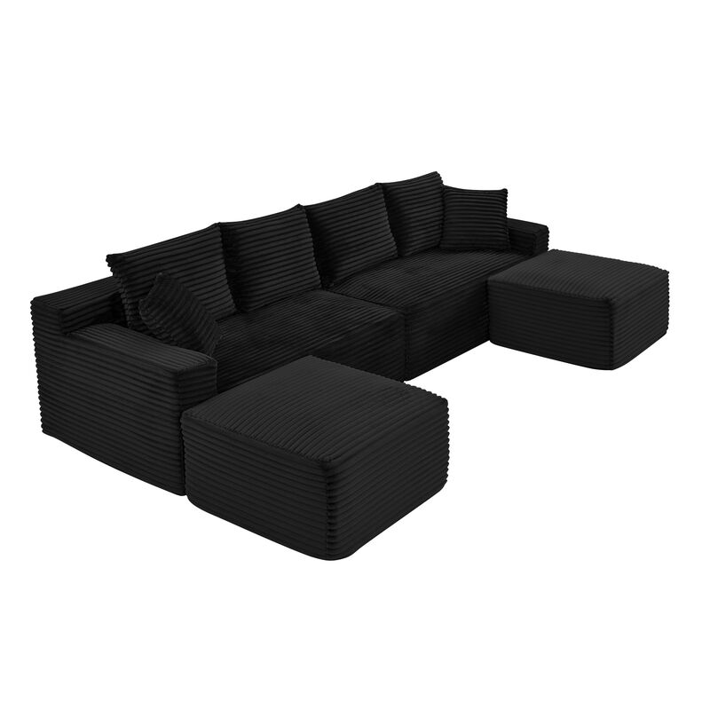 Pefwod U-Shaped Cloud Sofa image number 0