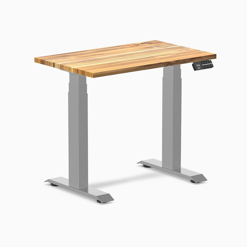 Desky Dual Mini Hardwood Sit Stand Desk image number 0