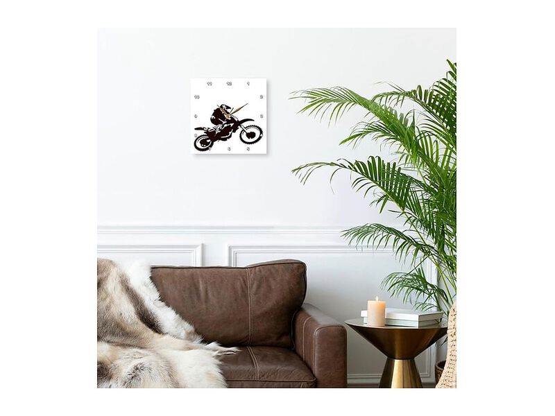 Motocross Bike Off Road Motorcross Wall Clock 10 Inch Home Decor image number 3