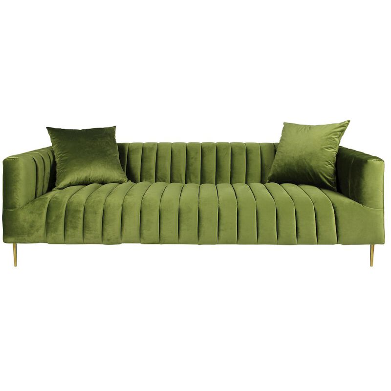 Mid-Century Modern Rutland Sofa in Olive