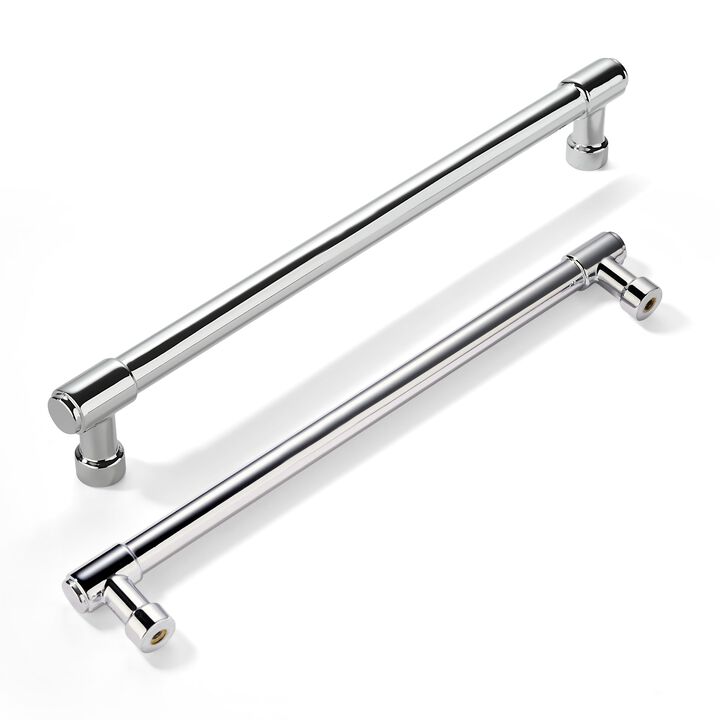 khtumeware 10 Pack 8 Inch(203mm) Polished Chrome Cabinet Pulls Kitchen Cabinet Handles Kitchen Cabinet Hardware for Cupboard Dra