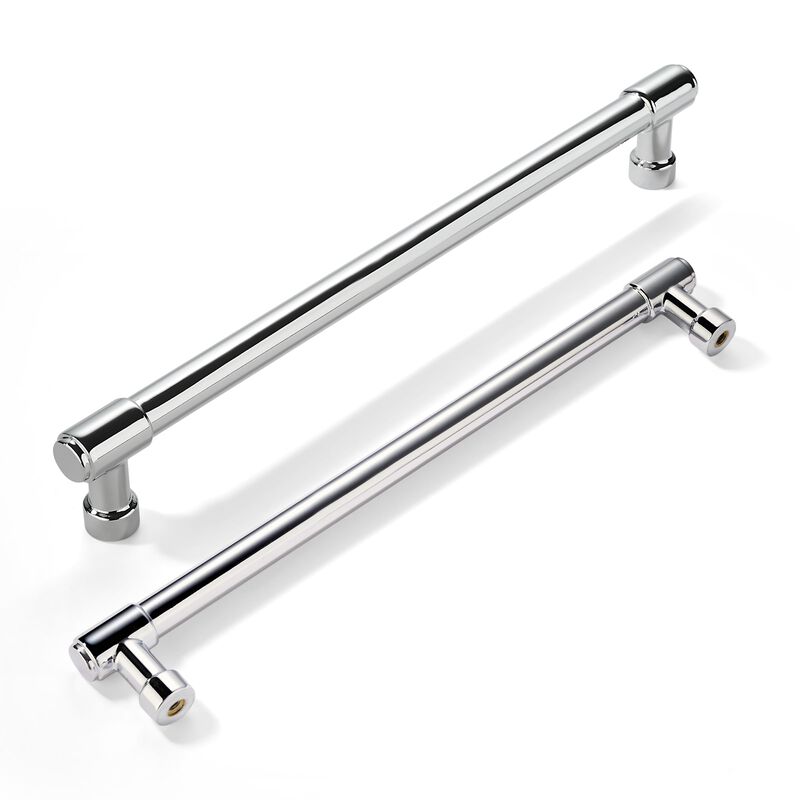 khtumeware 10 Pack 8 Inch(203mm) Polished Chrome Cabinet Pulls Kitchen Cabinet Handles Kitchen Cabinet Hardware for Cupboard Dra