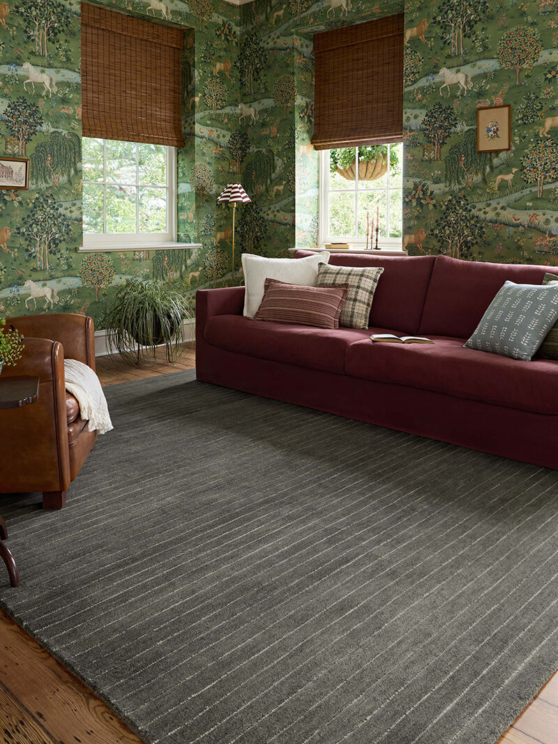 Henry Charcoal/Ivory 5'x7'6" Rug image number 1