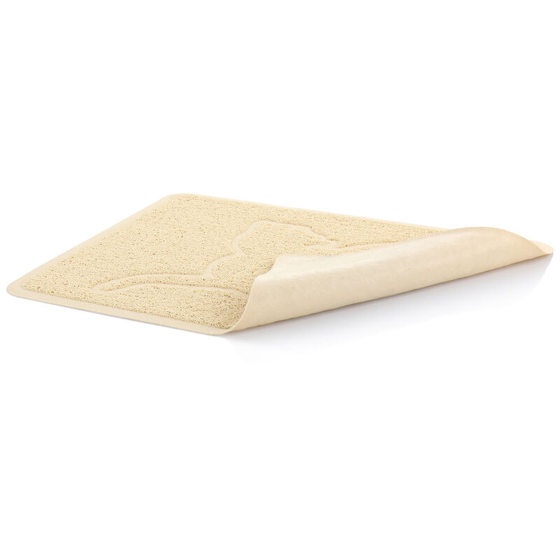 Gibson Everyday Pet Elements 18.5 x 13.78 Inch Cat Silhouette Placemat in Tan image number 2