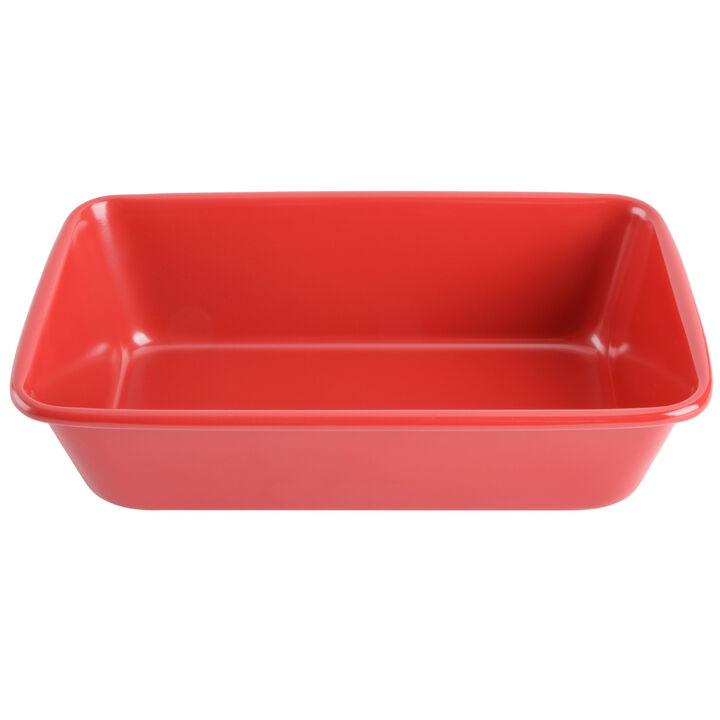 Martha Stewart Everyday 9 Inch Nonstick Carbon Steel Loaf Pan in Red