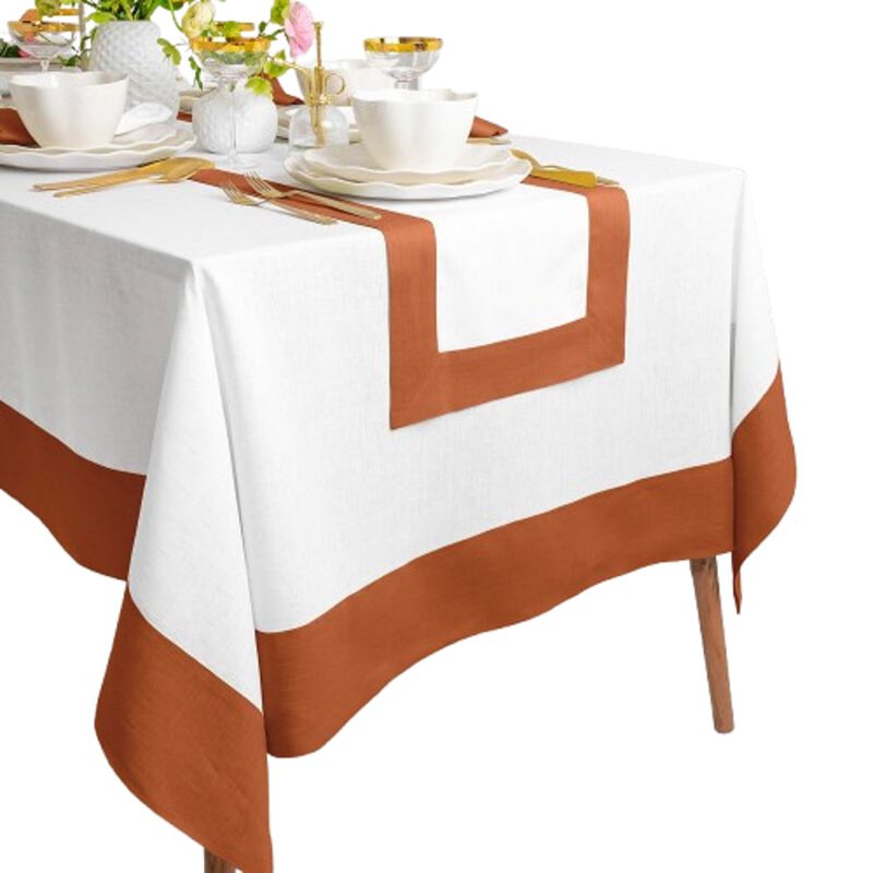 Solino Home 100% Pure Linen Tablecloth - Contempo