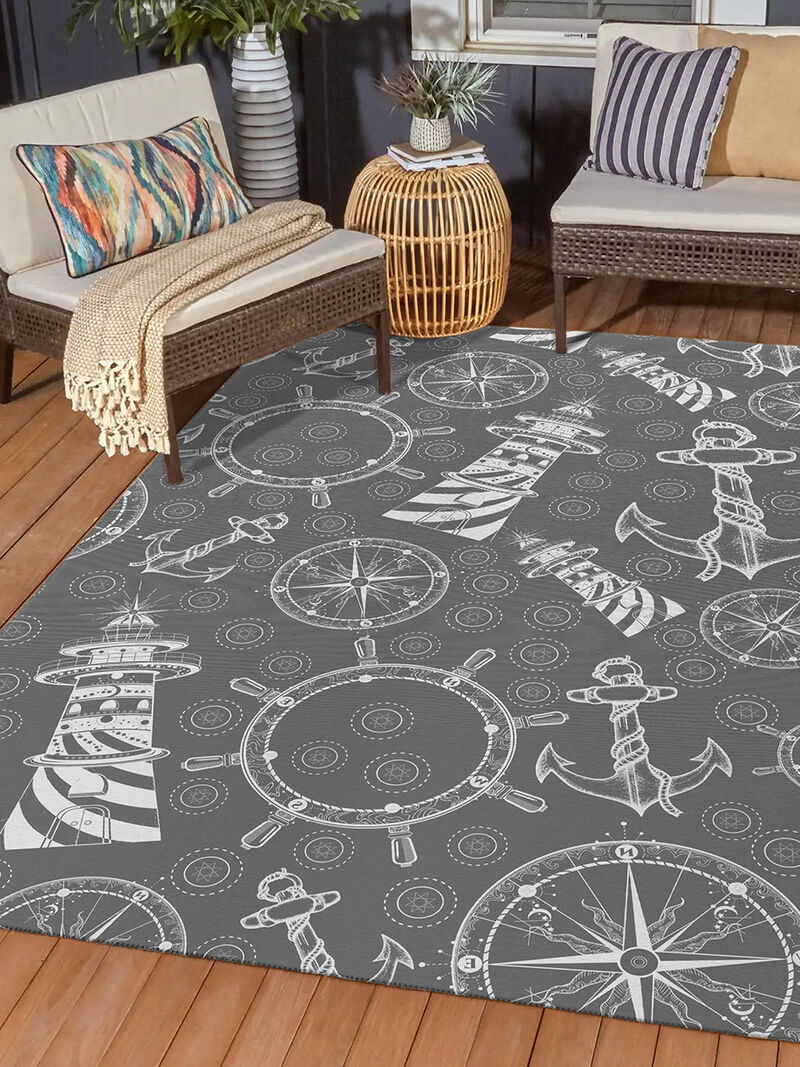 Harbor HA9 Grey 10' x 14' Rug
