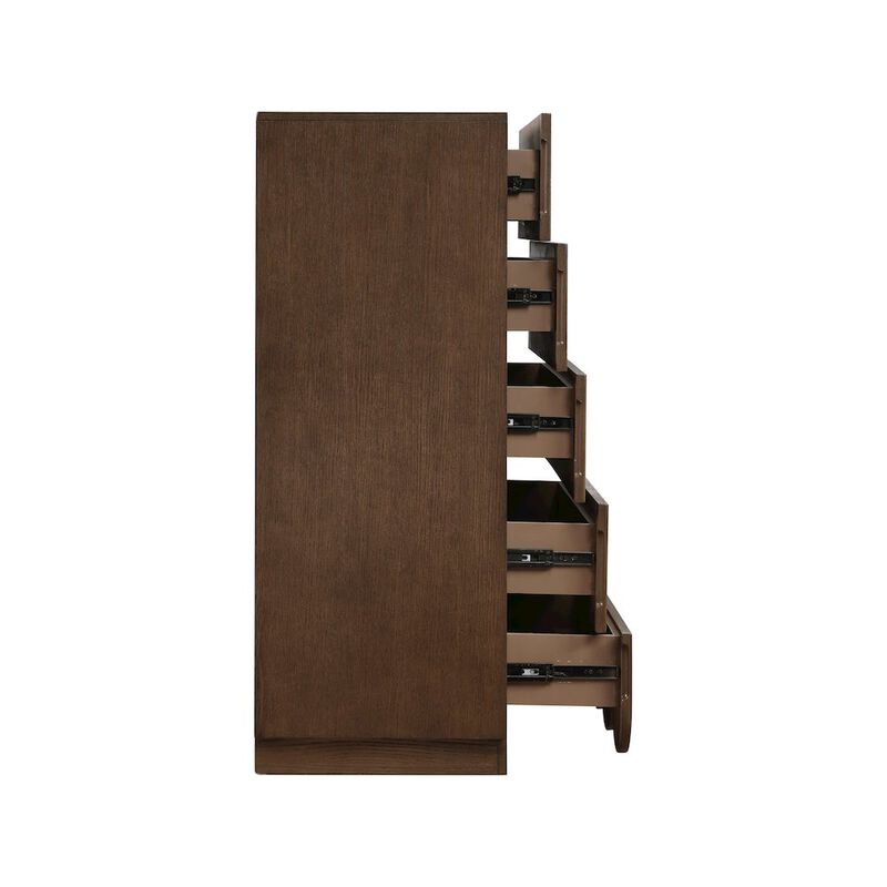 Meridian Furniture Scallop Brown Chest