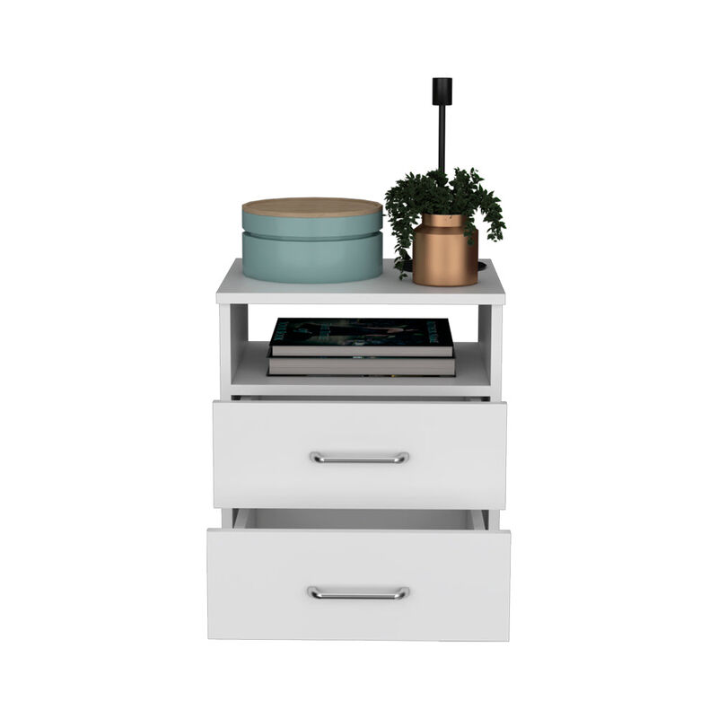 Nightstand Olienza, Bedroom, White