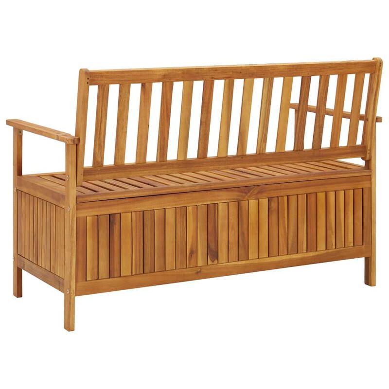 Storage Bench Natural wood Solid acacia wood Medium Storage Bench