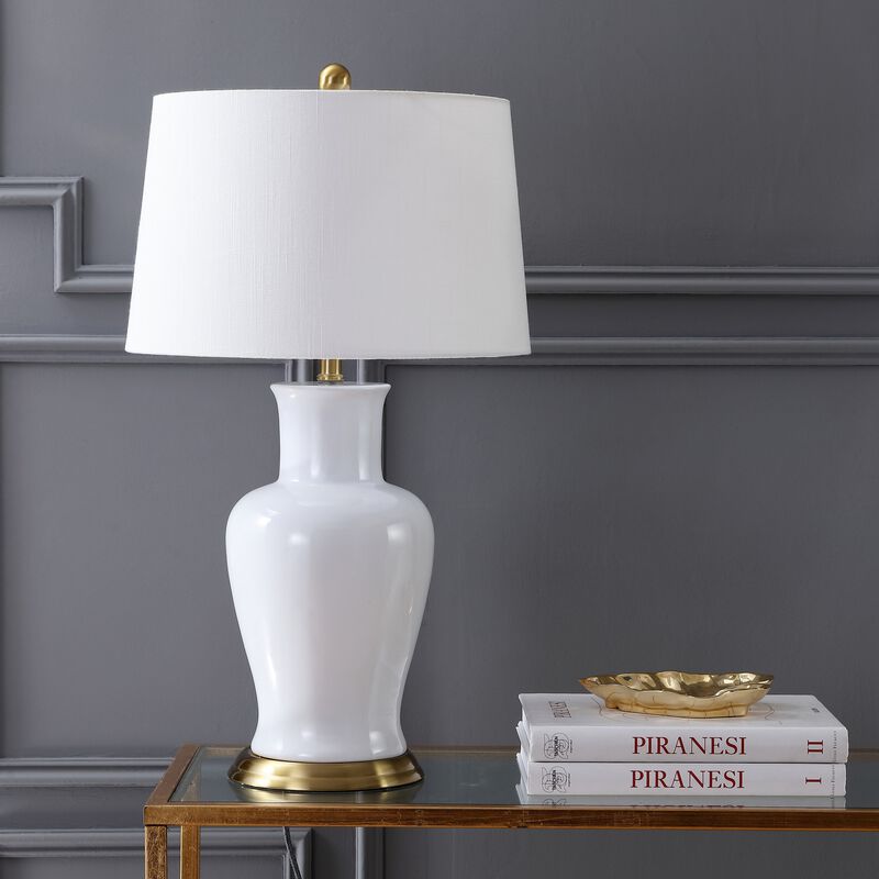 Julian Traditional Classic Ceramic Urn LED Table Lamp