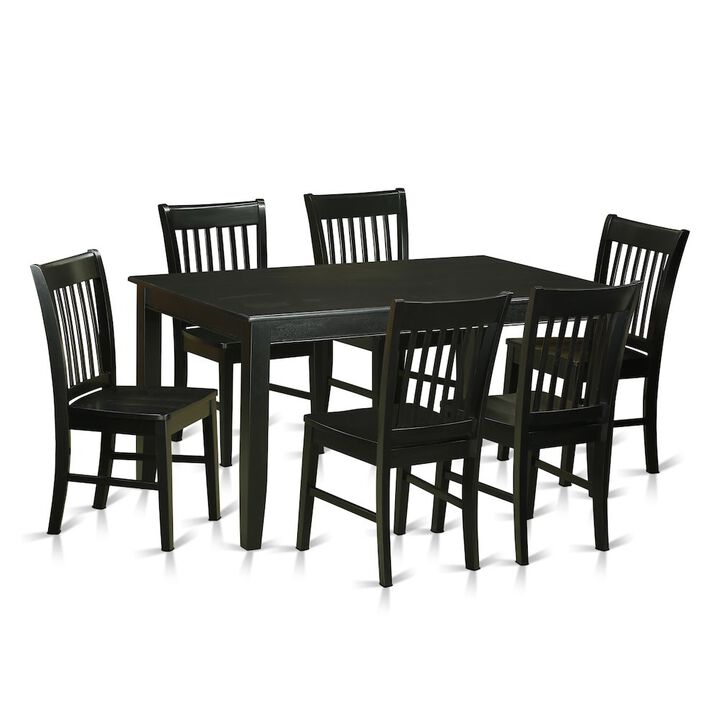7 Pc Dining room set -Kitchen Table and 6 Dining Chairs