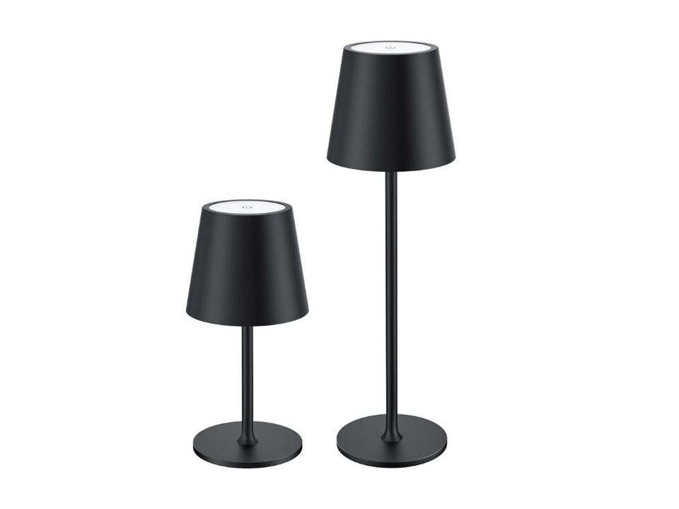 Cordless Rechargeable Table Lamps Set of 2 with Dimmable LED