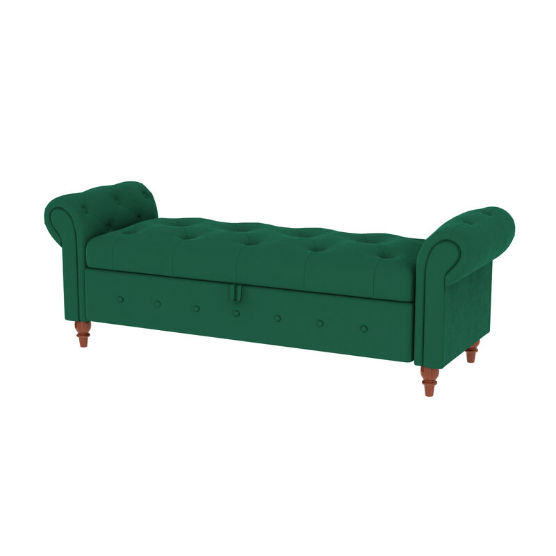 Streamdale 63'' Bed Bench Velvet image number 7
