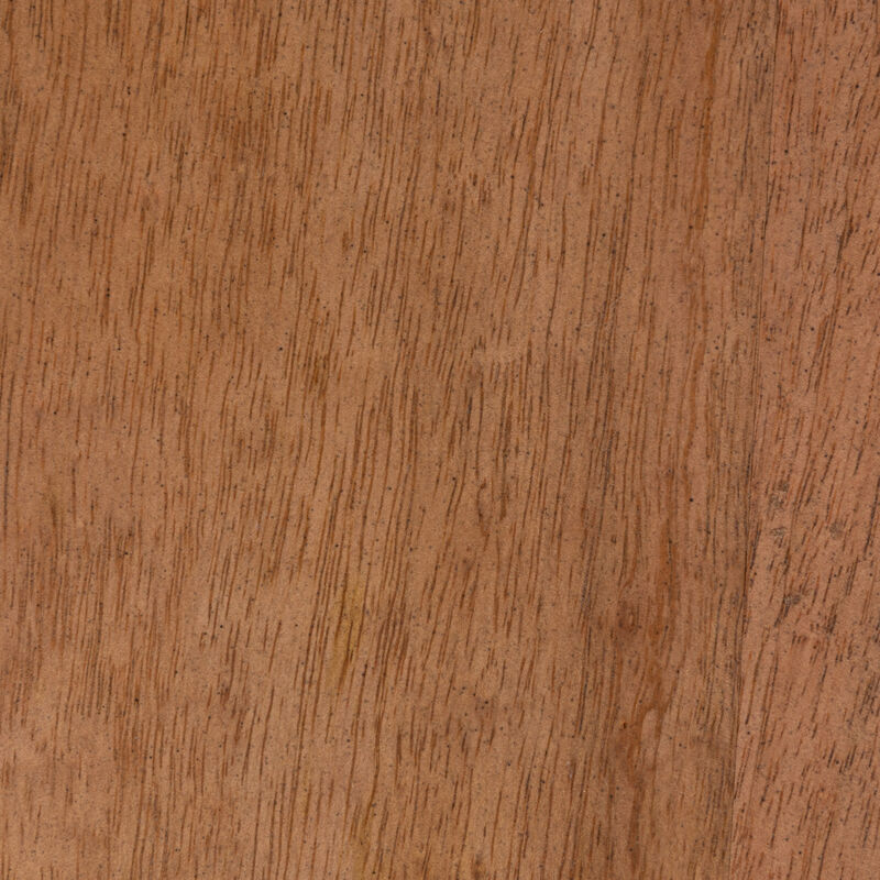 Round Ribbed Mango Wood Side Table, Honey Walnut image number 6