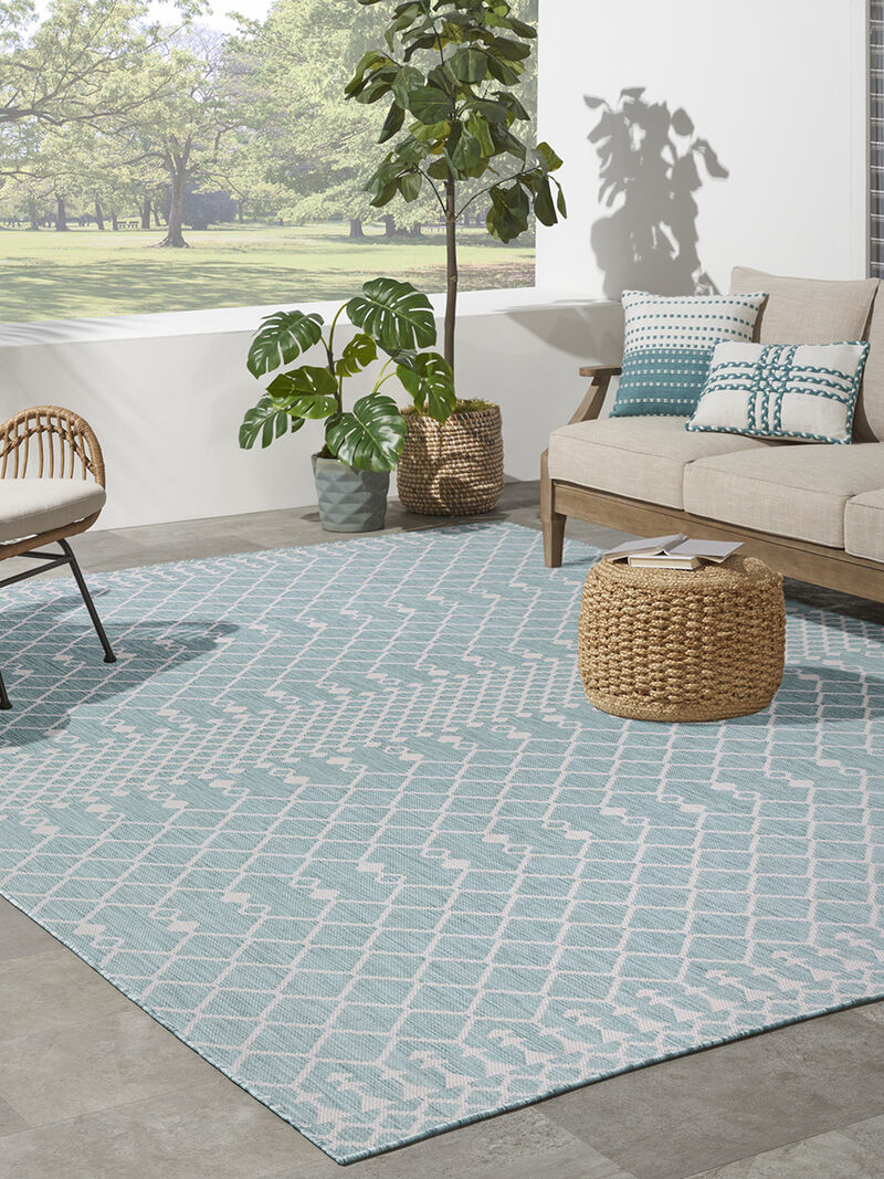 Positano POS02 Aqua 10' x 14' Rug