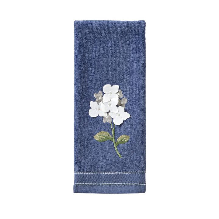 SKL Home Saturday Knight Ltd Farm Hydrangea Hand Towel - (2-Pack) - 16x25" , Blue
