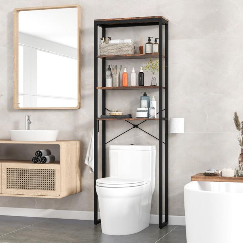 Hivvago 4-Tier Freestanding Over the Toilet Storage Rack