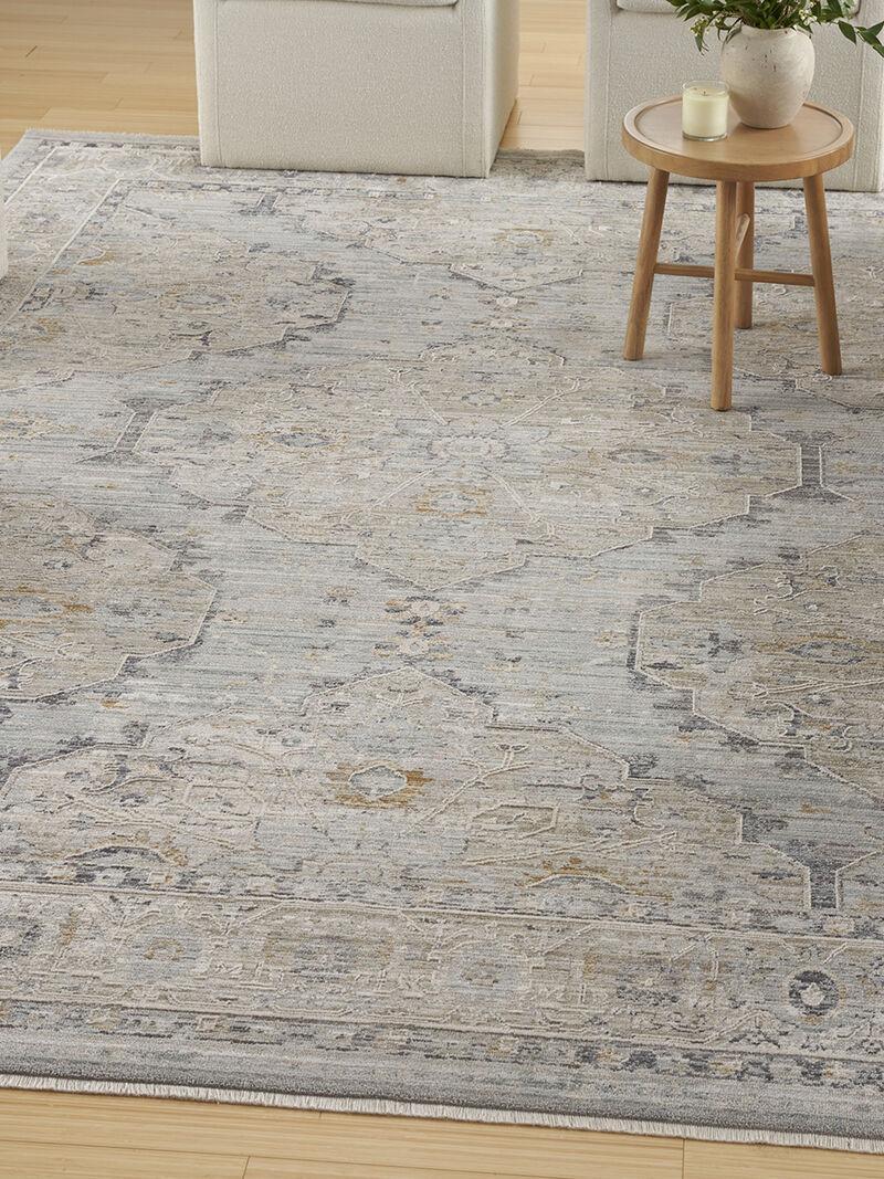 Lynx LNX07 Light Blue 8'6" x 11'4" Rug image number 5