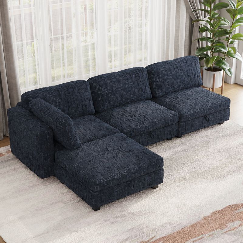 TATEUS  Sleeper Sectional Sofa Set image number 1