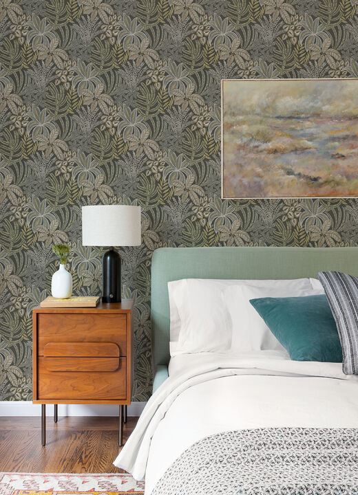 Sumner Brown Woodland Botanical Wallpaper