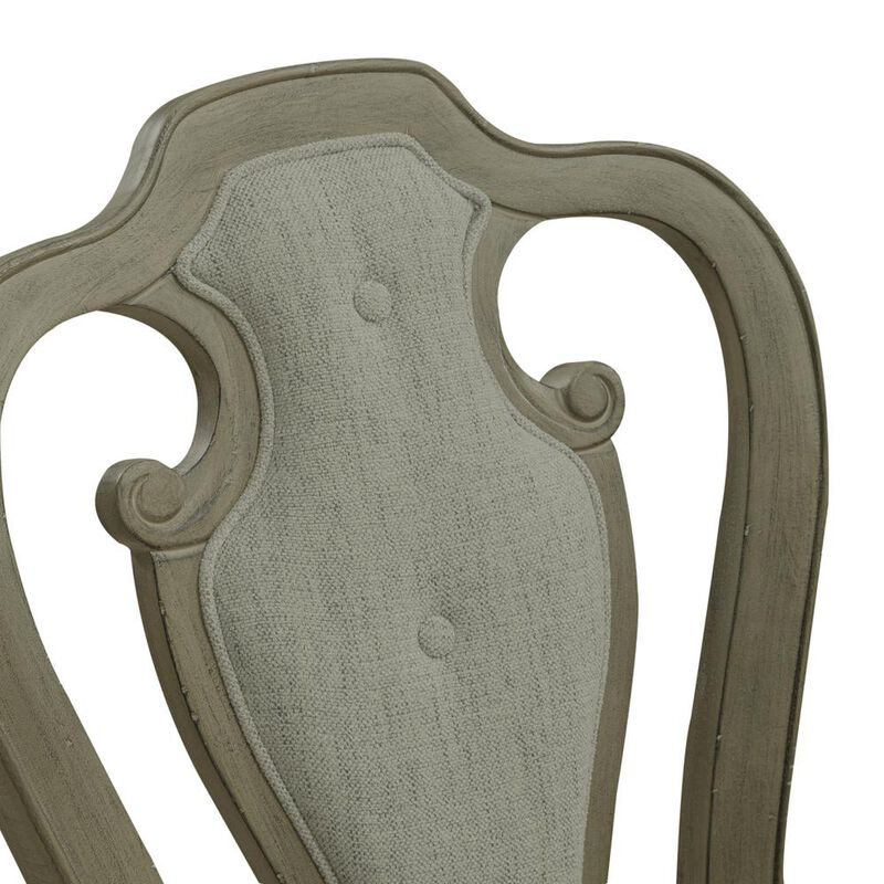 Liberty Furniture Magnolia Manor Splat Back Arm Chair (RTA) - Set of 2 in Weathered Bisque image number 5