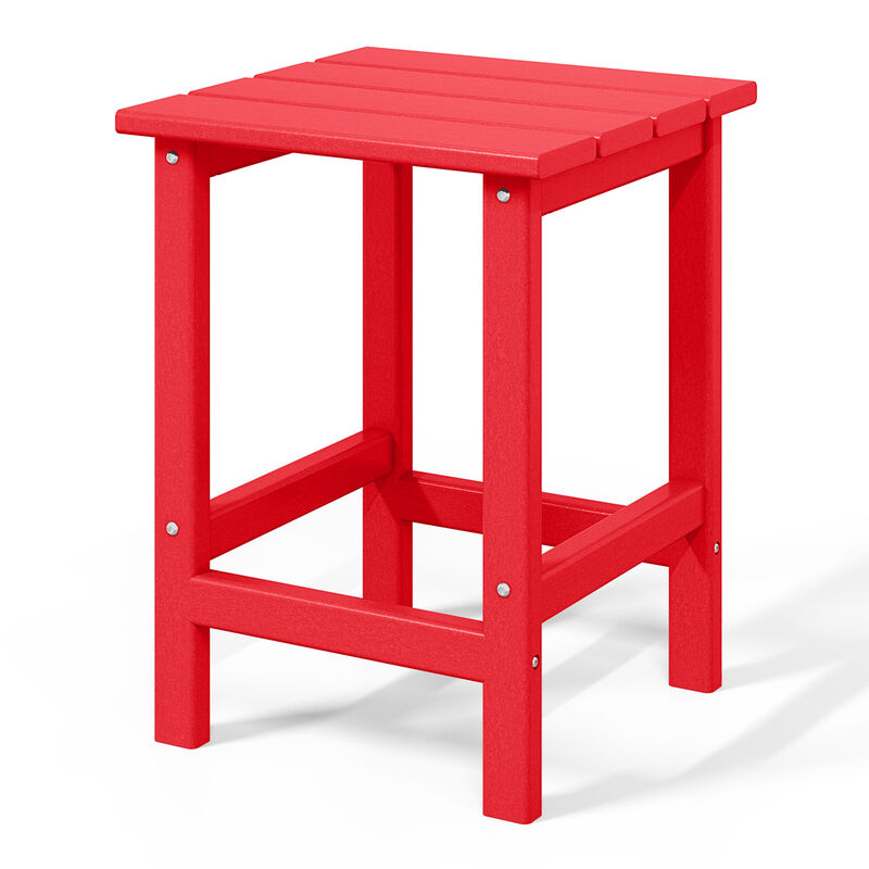 WestinTrends 14" square outdoor Side table for Adirondack chair