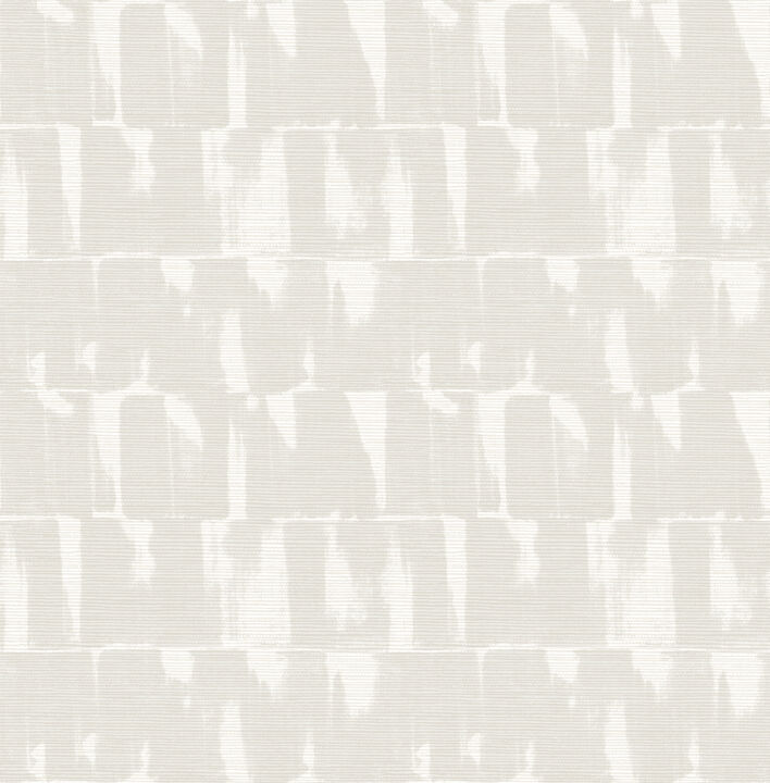 Bancroft Dove Artistic Stripe Wallpaper