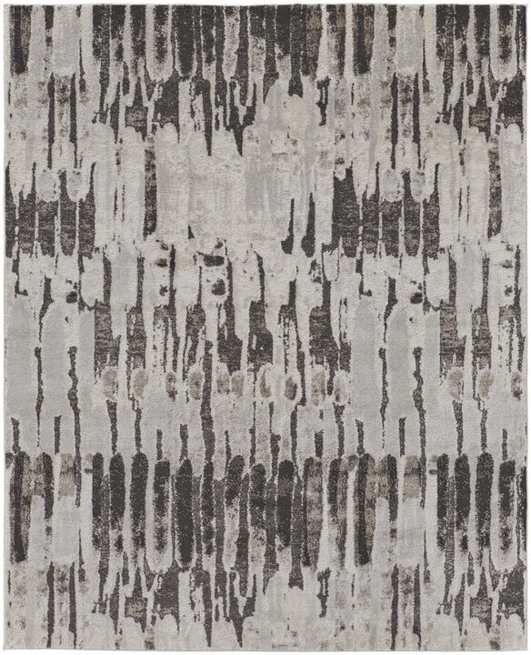 HomeRoots Abstract Power Loom Area Rug