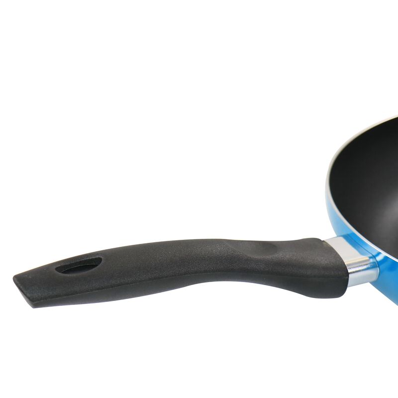Gibson Home 2 Piece 10 inch Aluminum Frying Pan in Blue