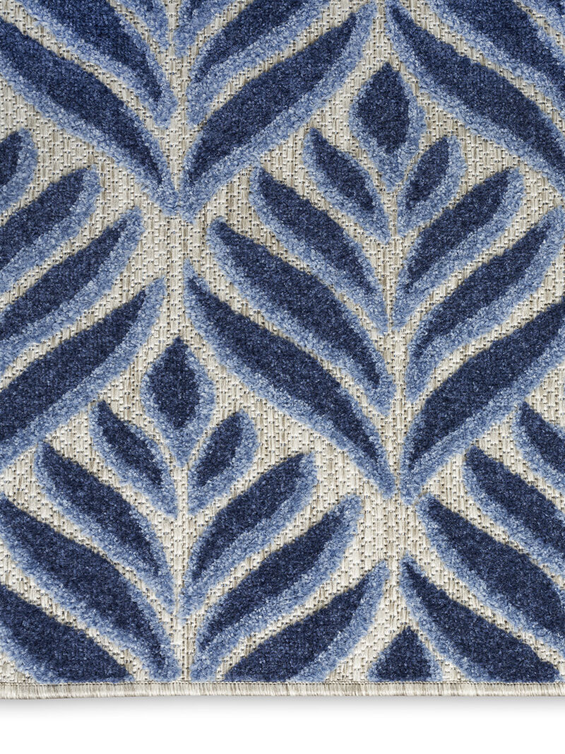 Aloha ALH35 Blue 6' x 9' Rug