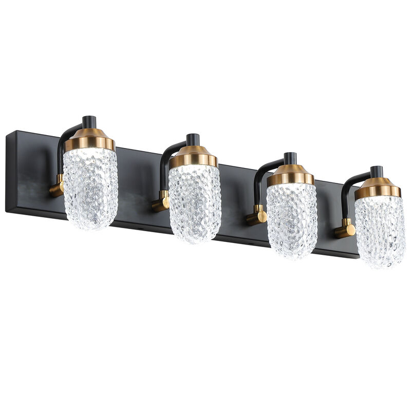 Vanity Lights With 4 LED Bulbs For Bathroom Lighting image number 1