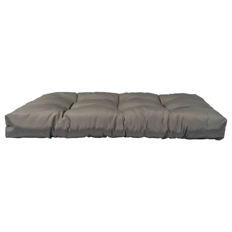 vidaXL Pallet Cushions 3 pcs Gray Polyester