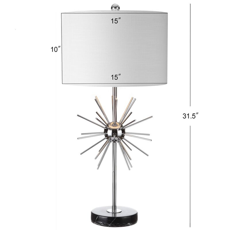 Aria Metal/Marble LED Table Lamp