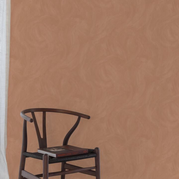 Concept Authentic Plaster Plain Brown Wallpaper CO3006