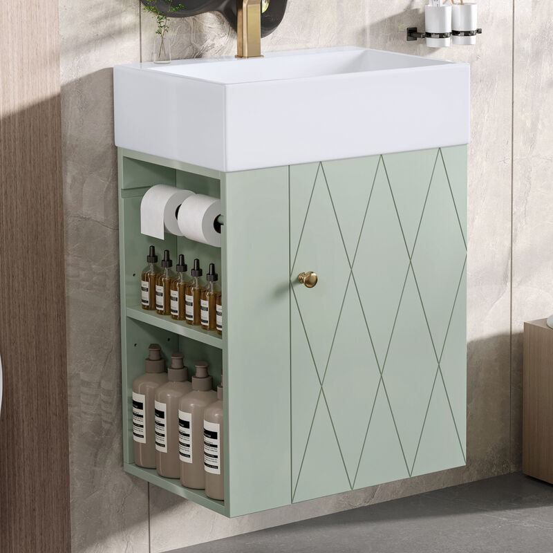 Compact 20- Bathroom Vanity image number 1
