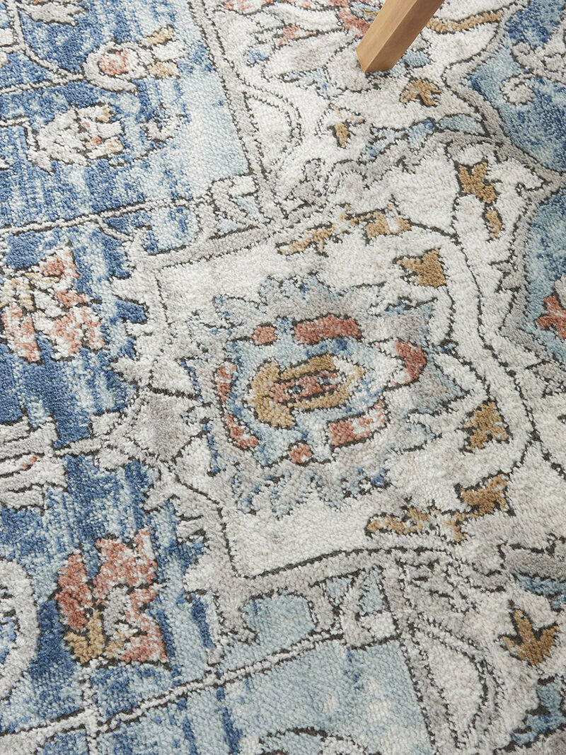 Quarry QUA11 Ivory/Blue 10' x 14' Rug