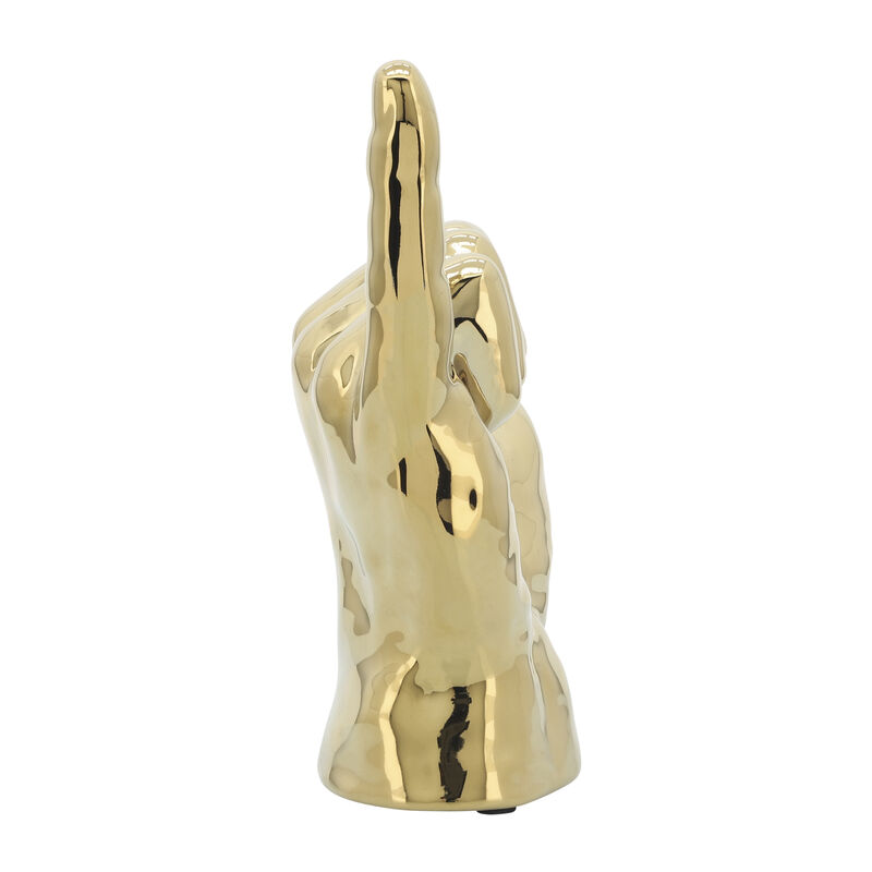 7"h, "hang Loose" Hand, Gold image number 4