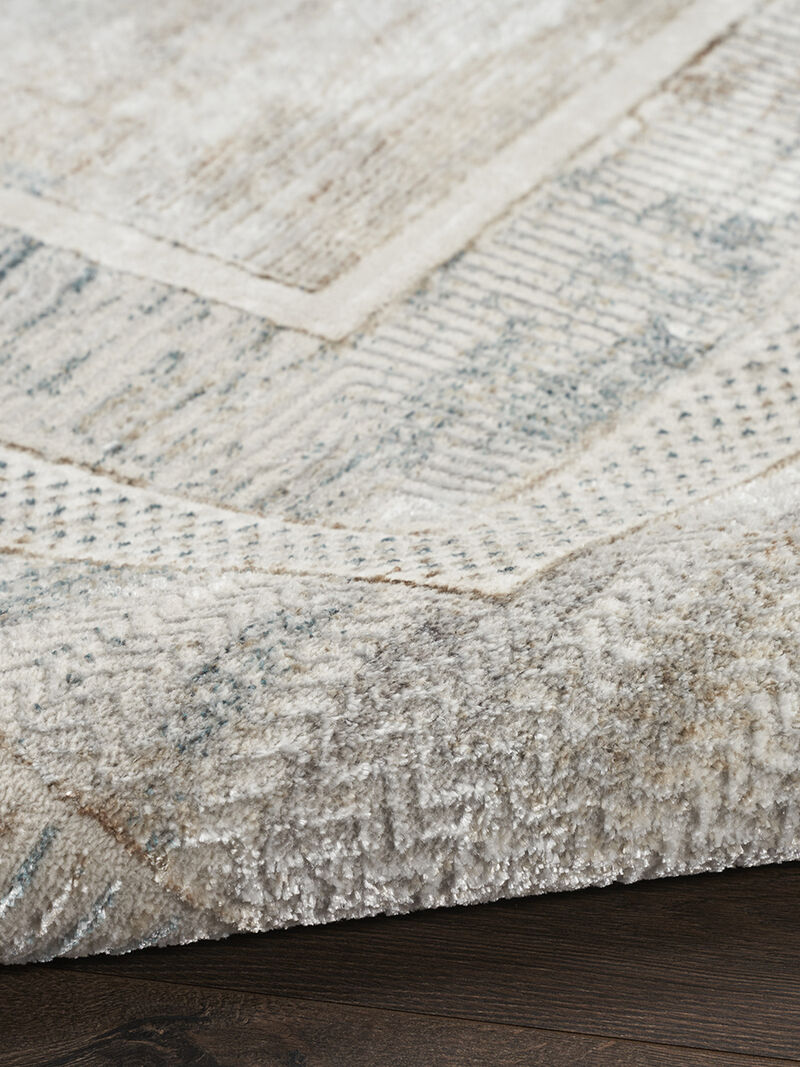 Glitz GLZ07 Ivory/Multicolor 2'3" x 7'6" Rug